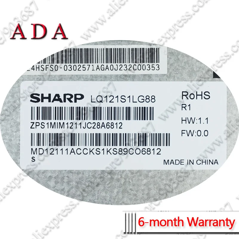 ЖК-дисплей для SHARP LQ121S1LG88 панель абсолютно новый и оригинальный - купить по