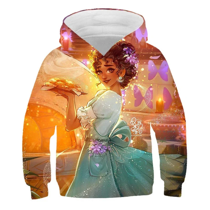 

Spring Encanto Mirabel Hoodies Girls Fashion Long Sleeves Sweatshirts Clothing Disney Series Cartoons Casual Hooded Tops 1-14 Y