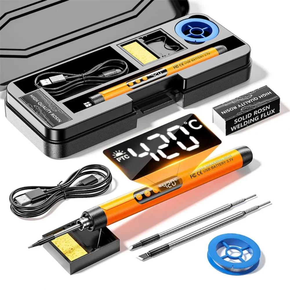 

Cordless Digital Soldering Iron 260-420℃