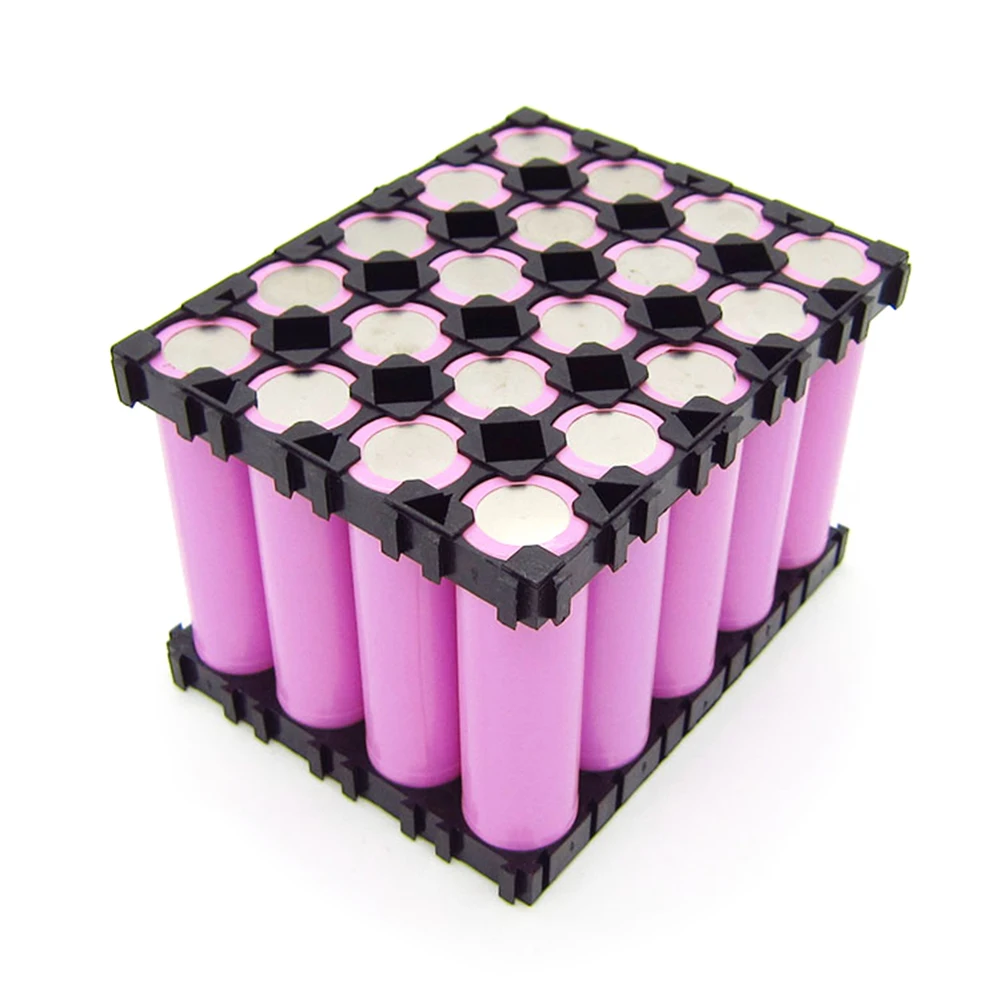 

2pcs 4x5 Cell 18650 Battery Spacer Holder Radiating Plastic Bracket ABS Plastic + Polycarbonate for DIY Battery Pack
