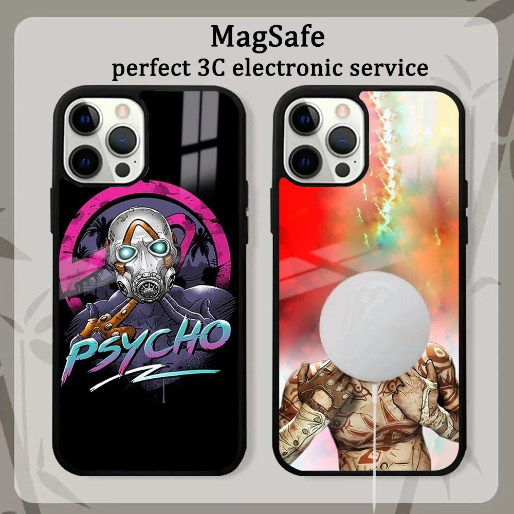 B-Borderlands Game Phone Case For IPhone 16 15 14 13 12 11 Pro Max Plus Mini Magsafe Mirror Wireless Magnetic Cover