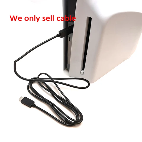 Кабель для передачи данных 1,5 м для PS5, оригинальный кабель для передачи данных, кабель игрового контроллера для PS5, тонкий кабель для передачи данных, USB-кабель для зарядки TYPE-C