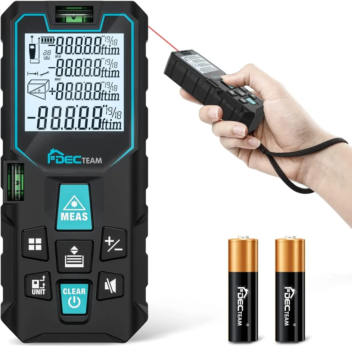 Фото Лазерный дальномер Decteam D8-LM50 120 м с функцией записи данных №4