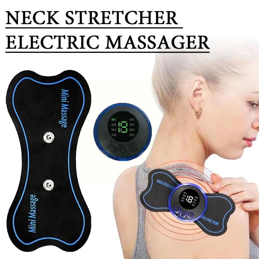 

New Neck Stretcher Electric Massager Intelligent Mini Model Relieve Massager Digital Care Fatigue 2 Health Display With Cer Z8Q6