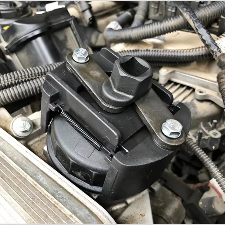 Универсальный регулируемый 2-кулачковый ключ для масляного фильтра из литой