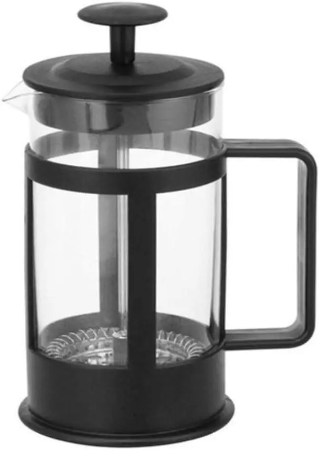 

Prensa Francesa de Vidro Com Filtro Cremeira de Leite 350ml
