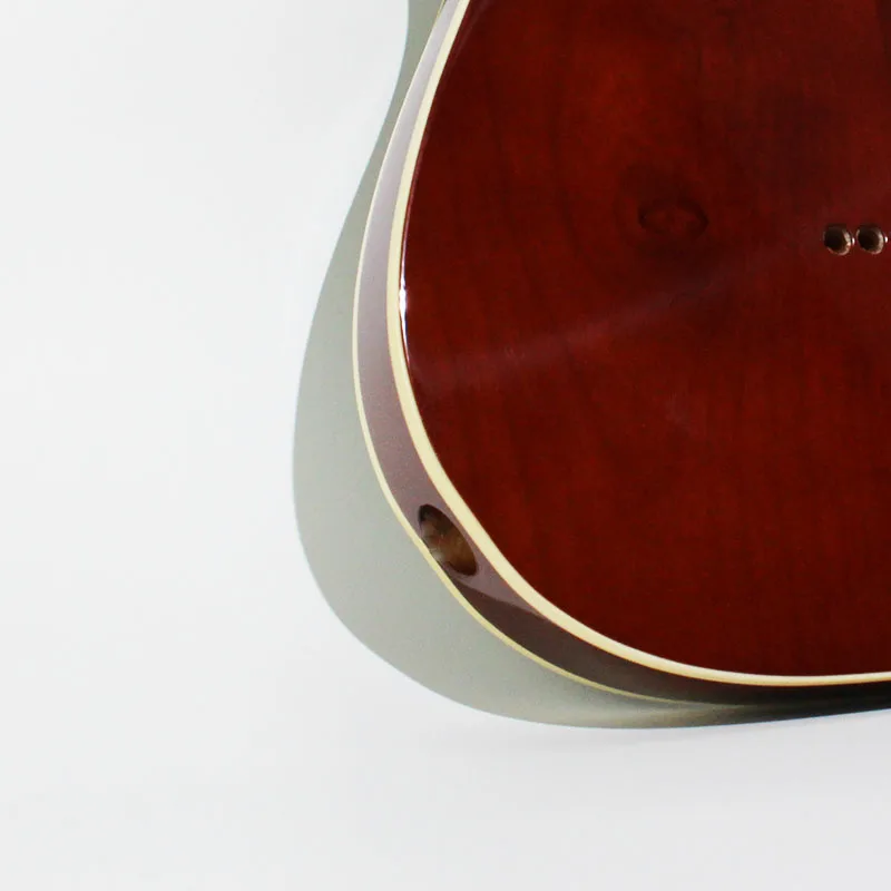 Фото Fend Green Telecaster Thinline корпус гитары Американский Винтажный стиль размер с F отверстием Полу полый №5