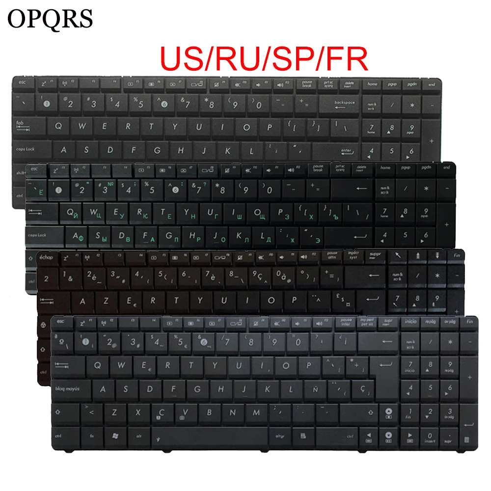 Клавиатура для ноутбука ASUS N50 N51 N52 N53 N53C N53D N53T N53J N53SN N53SM N60 N61 N71JA N71JQ N71JV N71VG N71VN