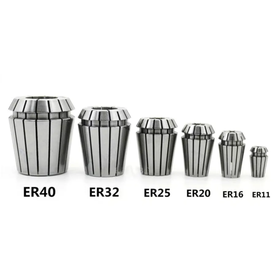 

ER Collet Chuck ER8 ER11 ER16 ER20 0.015 0.008 For CNC Milling Tool Holder Engraving Machine Lathe Mill Spring Chuck Collet Suit