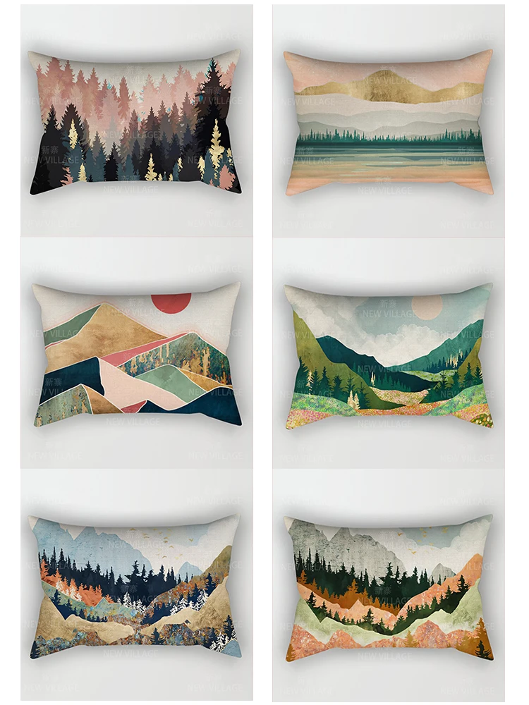 Современная декоративная подушка для дома декор гостиной наволочка 48*74 30x50 см 40x60