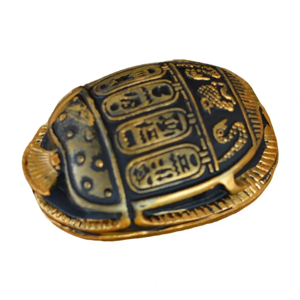 

Practical Portable Elegant Appearance Tourist Souvenir Scarab Beetle Adornment for Office Beetle Adornment Table Ornament