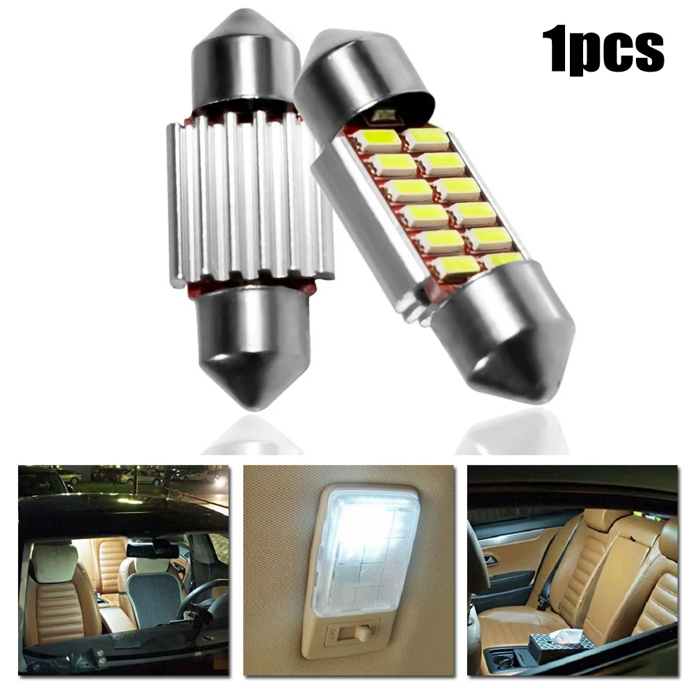 

31MM LED Bulbs Festoon C5W C10W 12V White Light 4014 Car Interior Dome Reading License Plate Light Signal Lamp Car Accessories