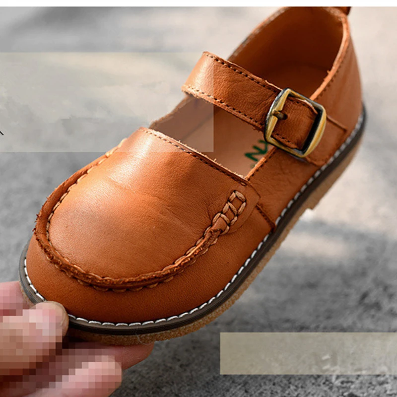 Formal Occasion Children Casual Shoes Cowhide Boys Genuine Leather Girls | Детская одежда и обувь