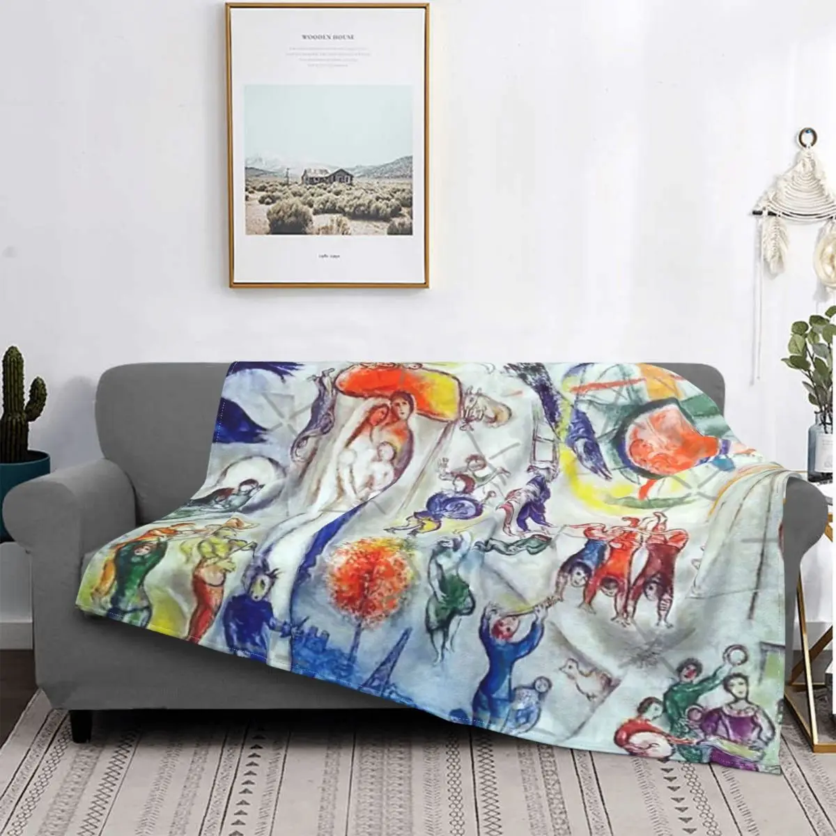 

La Vie Selon Chagall 1 Blanket Bedspread On The Bed Anime Bedspread Uni For Bed Throw Blanket
