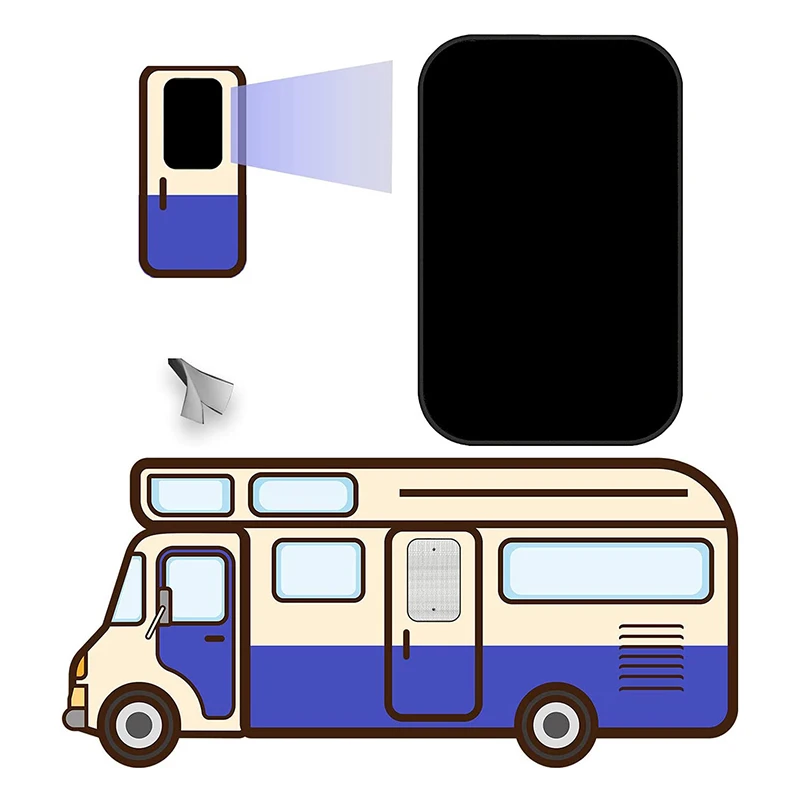 

RV Privacy Sun UV Protection Window Shield Sunshade Side Window Curtain Auto Window Sun Shade Car Interior Accessories