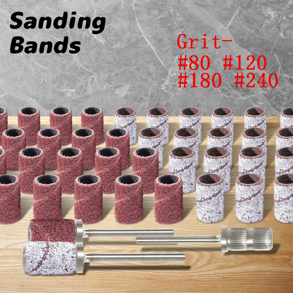 

Bands Zebra Sand Zebra Sand Ring Bit Manicure Pedicure Nail Electric Drill Machine Grind Remover Cutter Nail Drill Bit Sanding