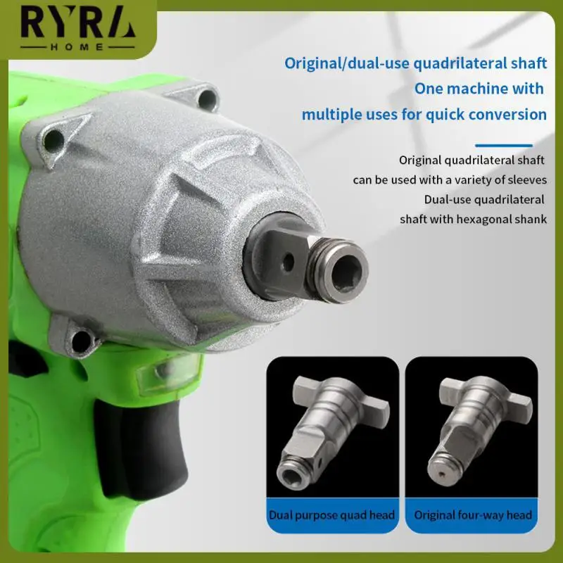 

Shaft Accessories Multifunctional Creative Spanner Shaft Conversion Head Single/dual Use Cordless Wrench Part T-shaped Portable