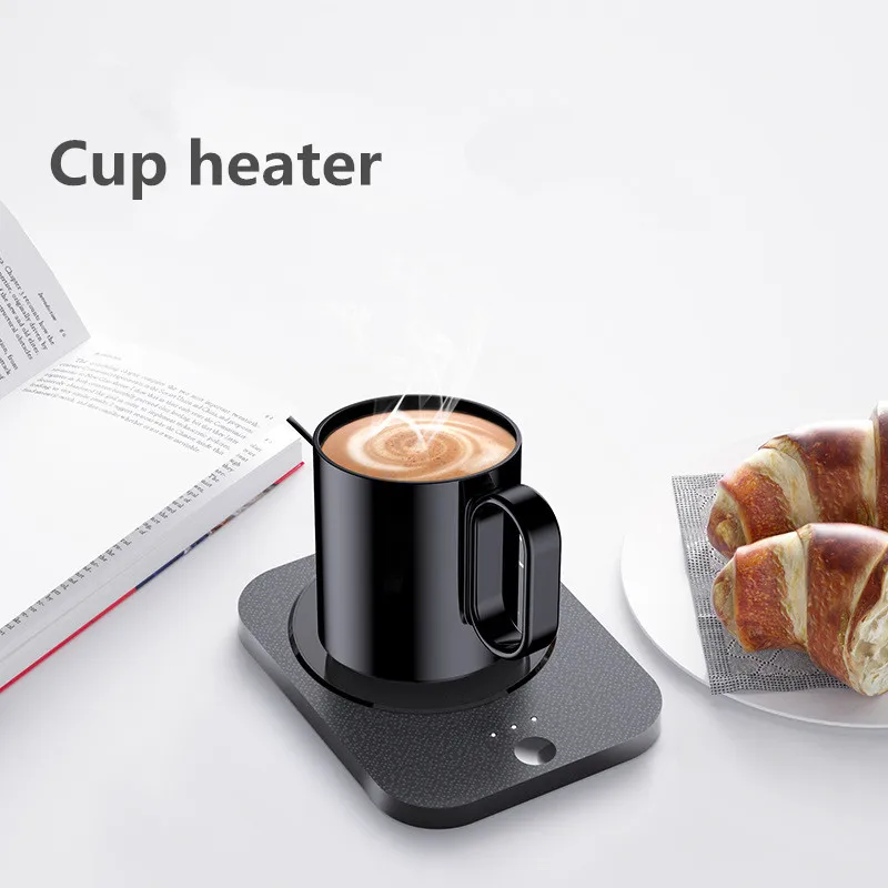 

USB Cup Warmer Coffee Milk Tea Water Mug Heater Temperature Adjustable Heating Coaster For Home Office Winter Automatic heatin