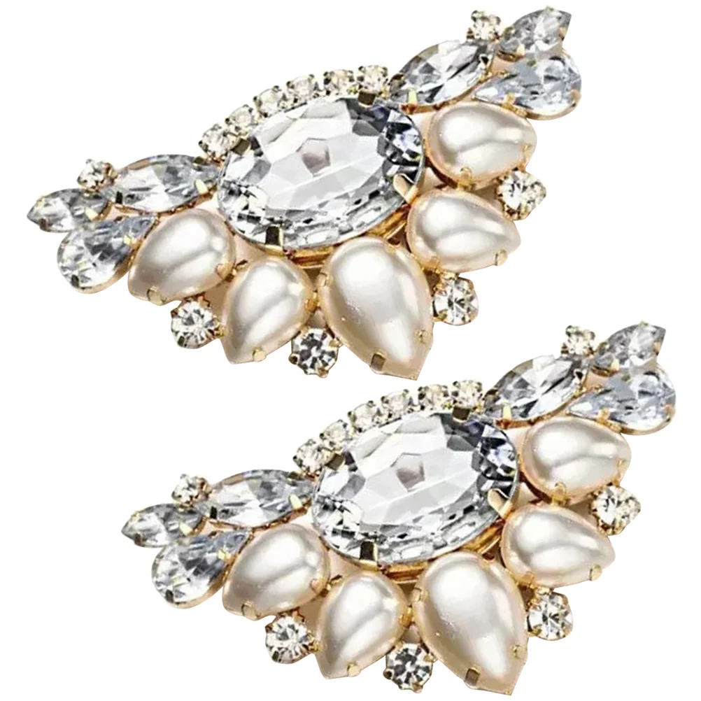 

Shoe Jewelry Shoebuckle Charms Pearl Accessories Clips Pumps Heel Bow Shoelace Rhinestone Embellishments