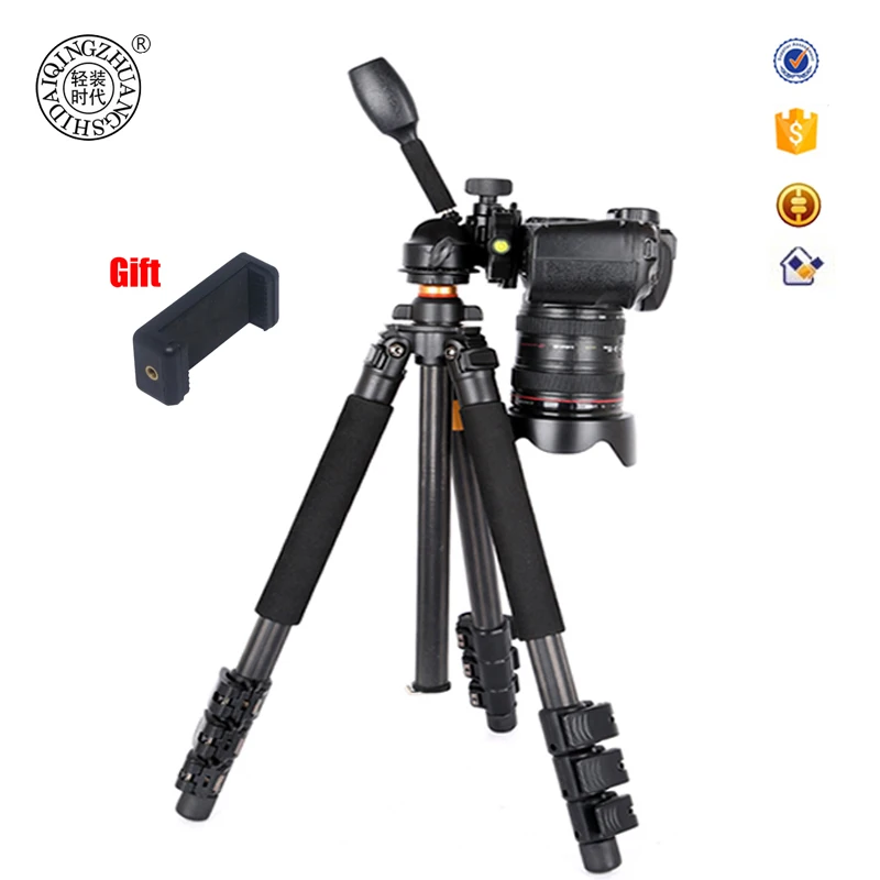 

Штатив для камеры из углеродного волокна QZSD Q472, 1580 мм, 8 кг