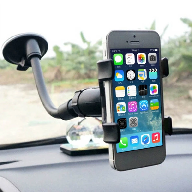 

Car Phone Holder Windshield Mount Compatible with 0-90mm Width Devices Dashboard Sturdy Stand Cradle D7YA