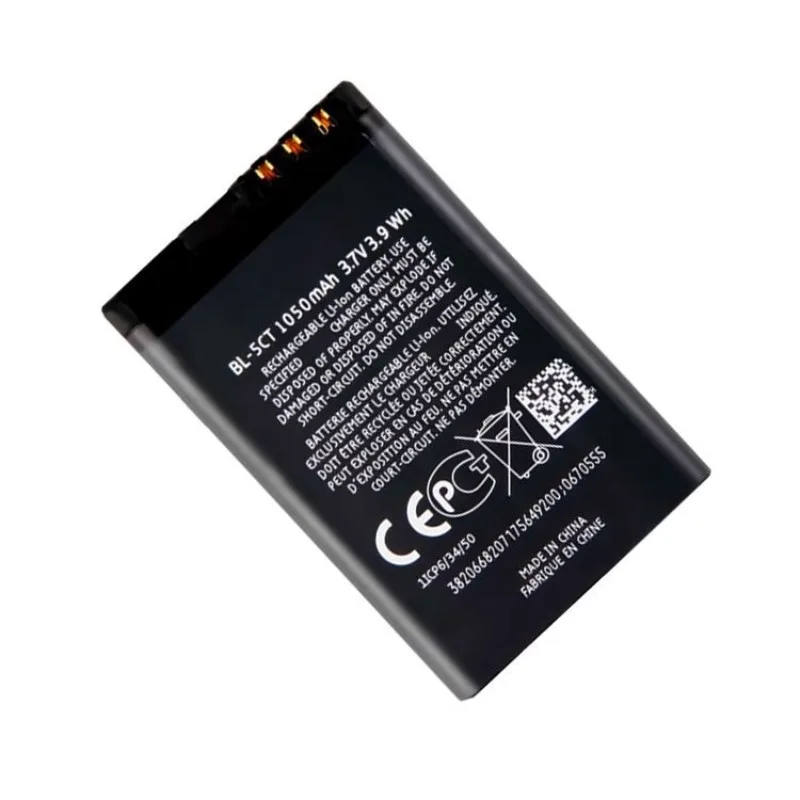 Фото 2 шт. сменный аккумулятор BL-5CT для Nokia 5220 5220XM C6-01 C3-01 6730 C5 6330 6303i 1050 мАч №2