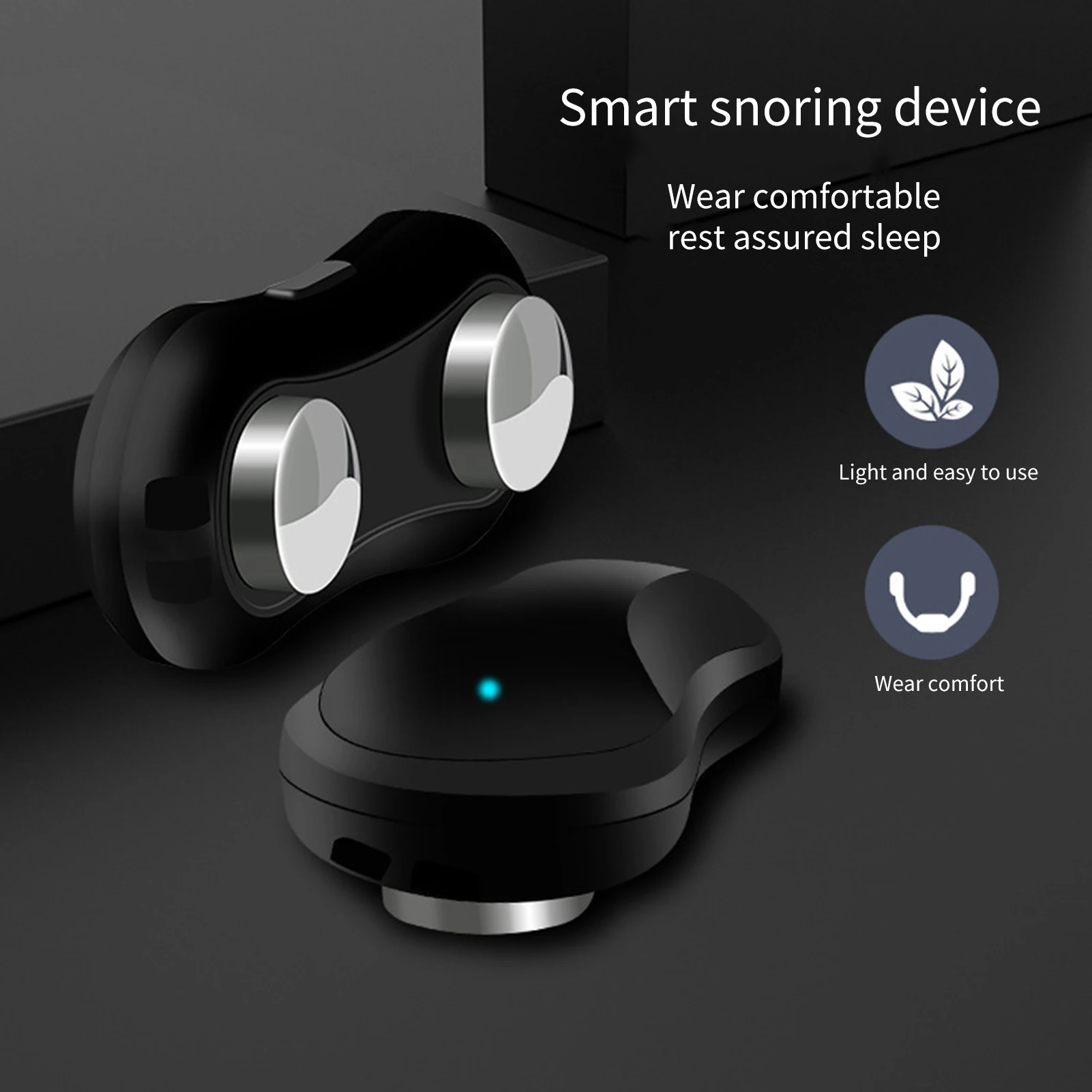 

Умное устройство против храпа, портативное устройство с импульсным шумоподавлением, стимулятор мышц, удобный сон, уход за здоровьем