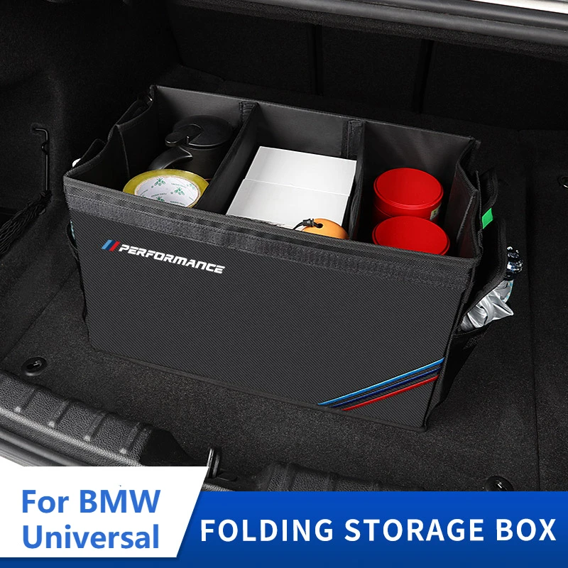 

Car Trunk Organizer Box For BMW F10 F30 G30 G20 X3X4X5X6 E90 E46 E87 Large Capacity Auto Trunk Storage Bag Interior Accessories