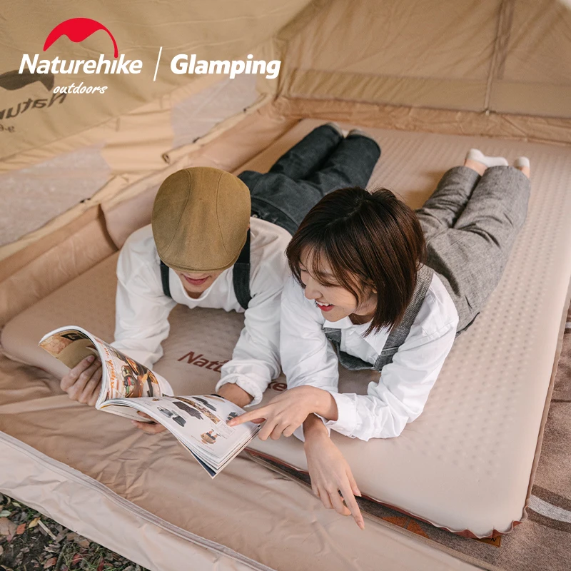 

Naturehike 1-2 Person Sleeping Pad Automatic Inflatable Sponge Outdoor Camping Mattress Ultralight Portable Thicken Sleeping Mat