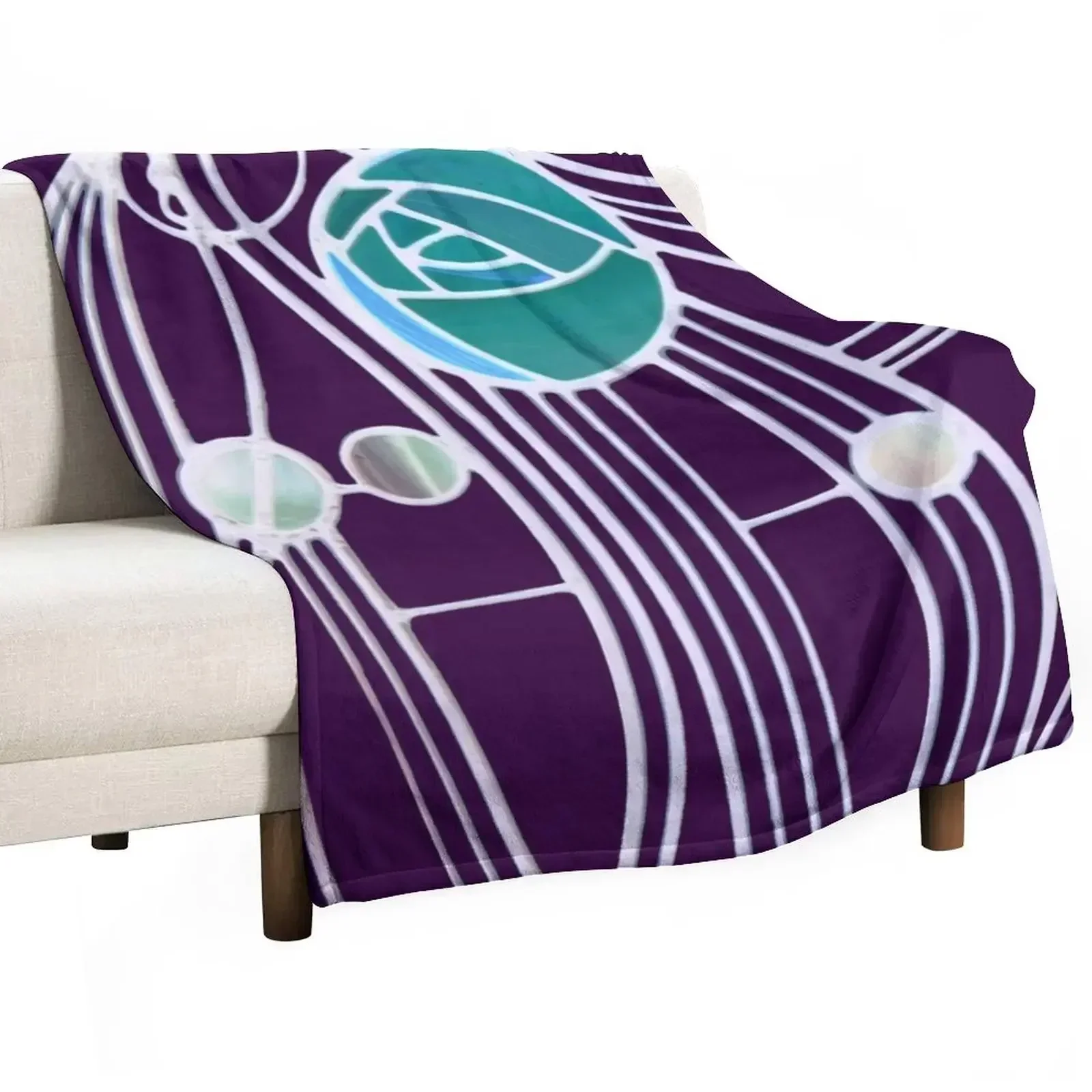 Дизайнерское одеяло Charles Rennie Mackintosh декоративное плед на диван одеяла