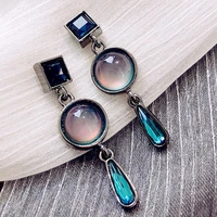 retro baroque earrings for women s925 temperament long pendant ear studs personality babes trend charm girls party jewelry gifts