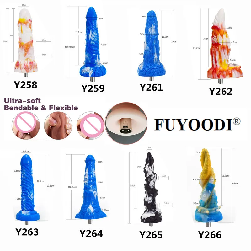 

3XLR Sex Machine Attachments Liquid silicone material Dildos G-spot Stimulate Penis Love Masturbation Accessories adult toy