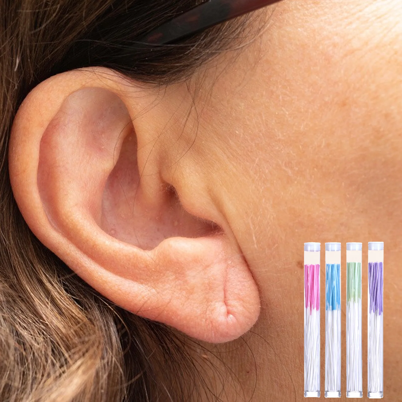 Набор инструментов для Пирсинга Ушей одноразовый портативный травяной раствор