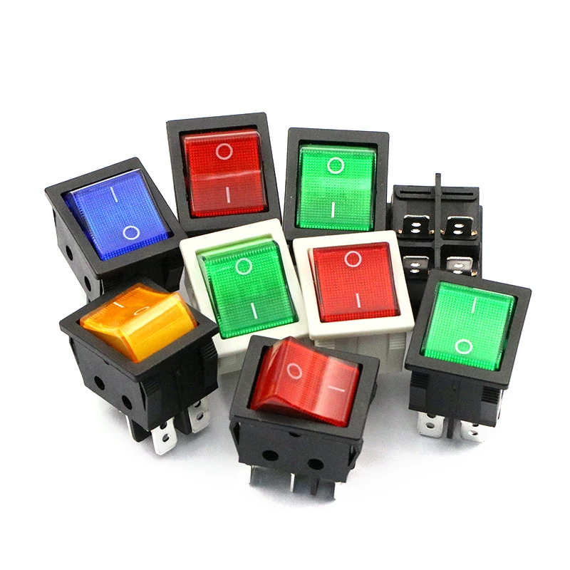 1 шт. KCD4 переключатель сварочного аппарата Тип Корабля импульсный источник питания в форме лодки клавишный переключатель питания 6A 30A250V