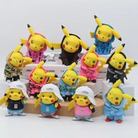 anime peripheral toys pokemon pikachu car figure decoration balloon cute cartoon movie high end interior creative doll gift pvc