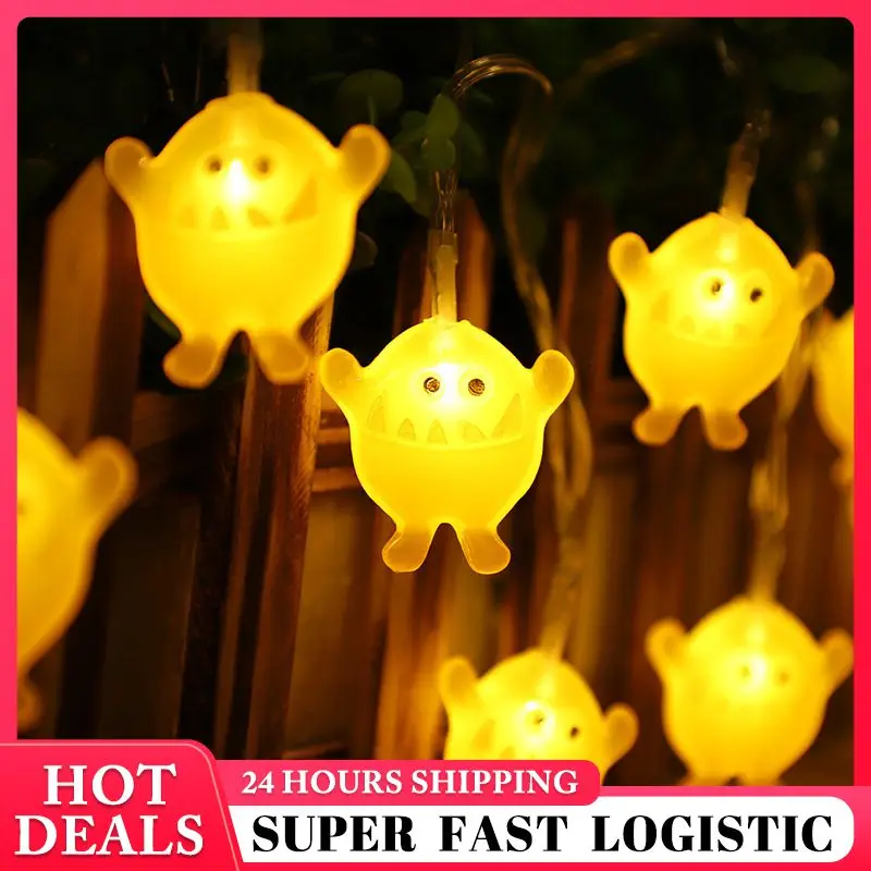 

Декоративные светильники на Хэллоуин «сделай сам», 1,5 м, налобный фонарь в стиле панк с черепом, украшения на Хэллоуин, светодиодная лампа, новая лампа высокого качества, суперъяркая