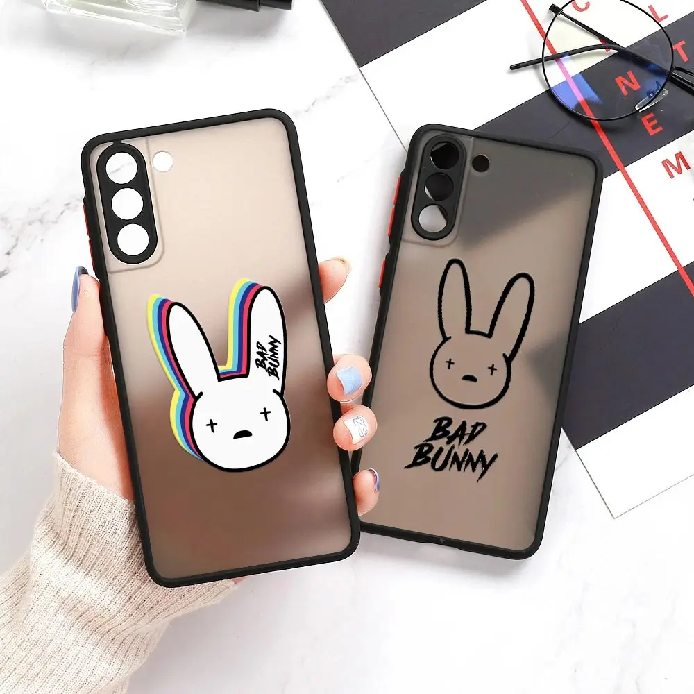 Чехол Bad Bunny X100pre Love S23 Ultra для Samsung S22 Ultra, чехлы для Galaxy S23 S21 Plus S20 FE S10 Lite S9, жесткие Матовые прозрачные чехлы