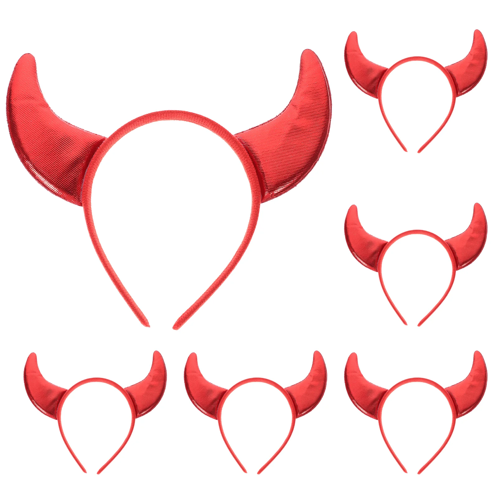 

Devil's Horn Headband Glitter Horns Women Festival Hairband Kids Cosplay Halloween Fancy