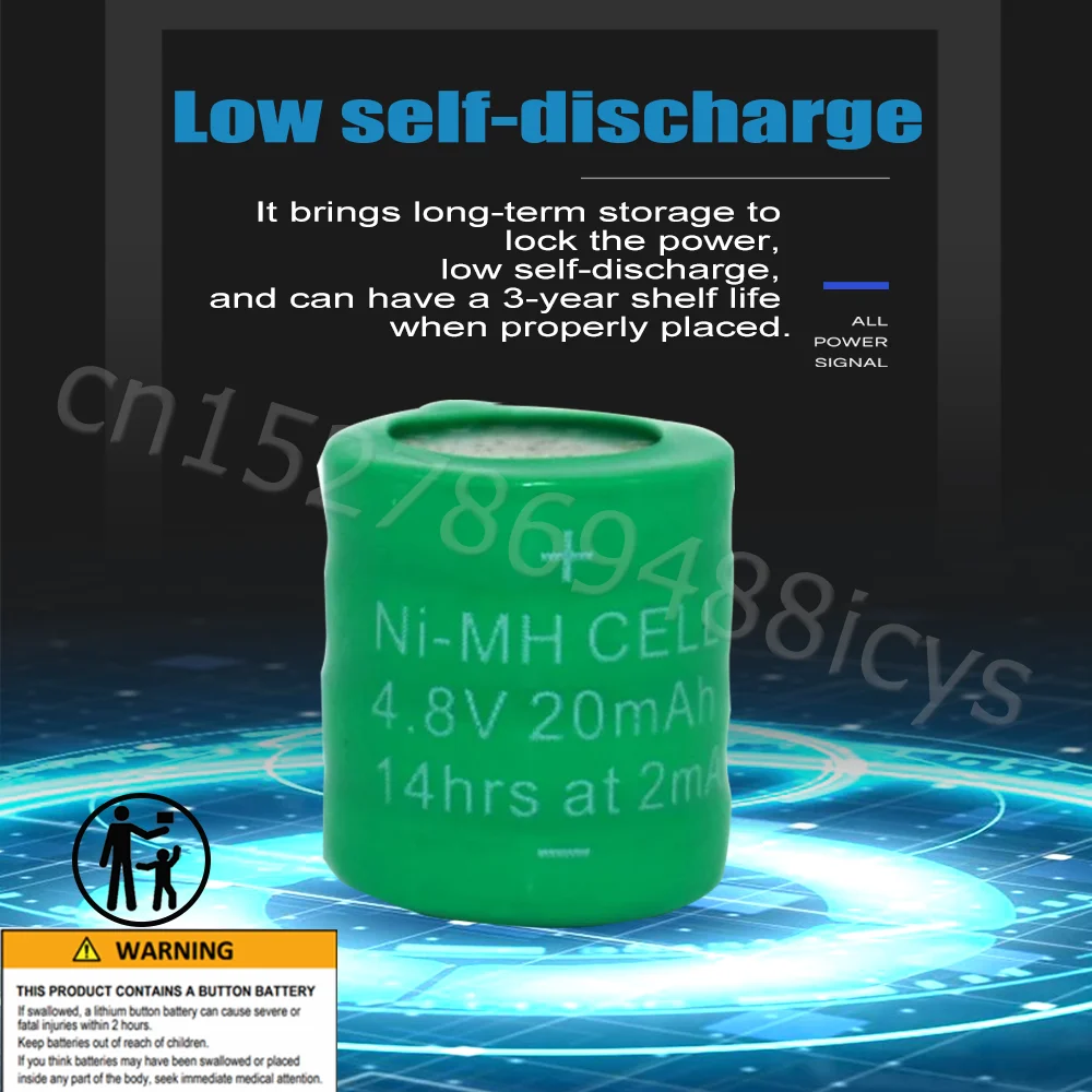 Никель-металлогидридные аккумуляторные батареи для Светодиодный фонарь 20 мАч 4 8