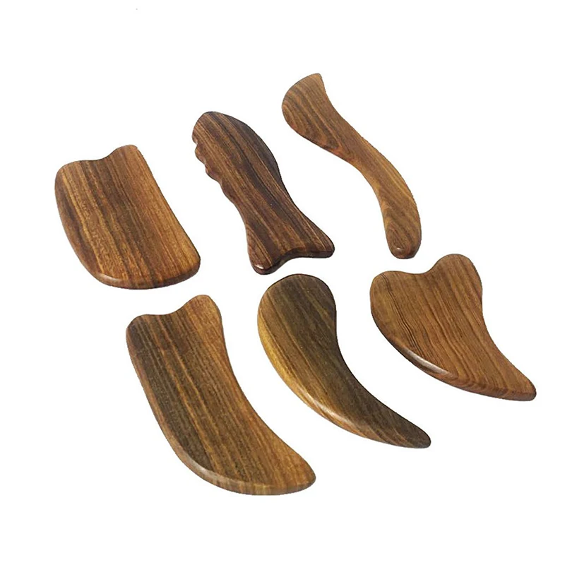 

1pc Wooden Gua Sha Board For Face Neck Back Massage Guasha Scraper For Chin Neck Face Lifting Wrinkle Remover Health TherapyTool