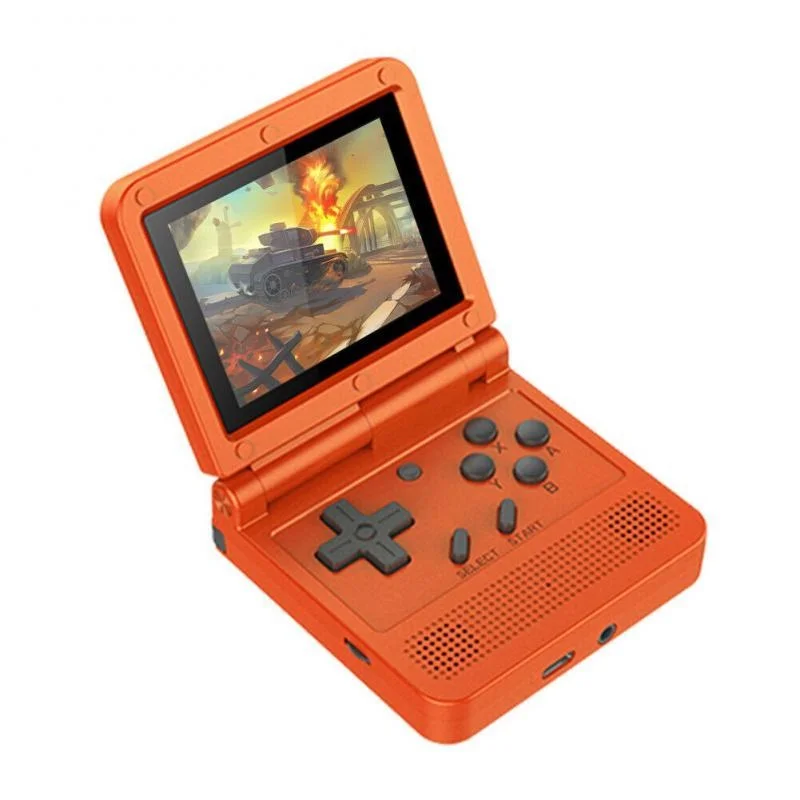 V90 Portable Flip 3 Cal IPS Screen HD Game Video Console Retro Handheld Classic Game Emulator Gifts For Kids Time limited Best