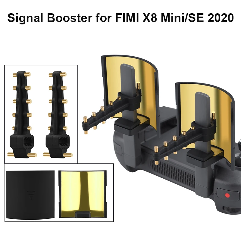 

BRDRC Yagi Antenna Signal Booster for FIMI X8 Mini/DJI Mavic 2 Pro Zoom/Air/Mini Signal Range Booster Remote Control Accessories