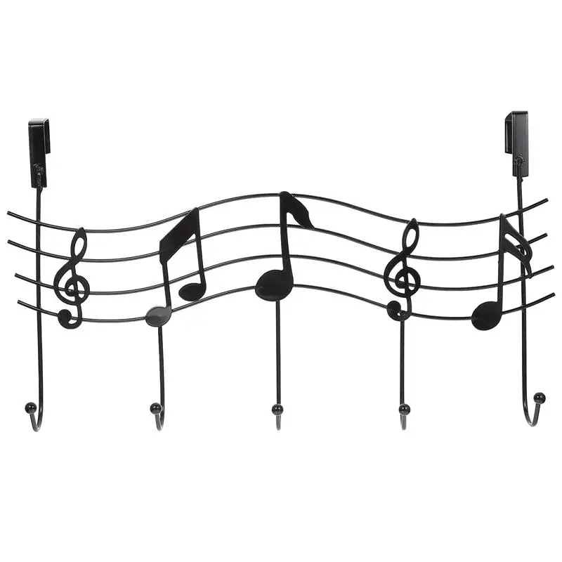 

1 шт., железный крючок для хранения в форме музыкальной ноты