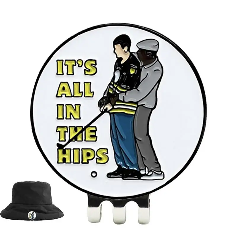 

Golf Ball Marker Hat Clip With Magnet Ball Mark Removable Easy Putt Golf Putting Alignment Aiming Clips Golf Accessories