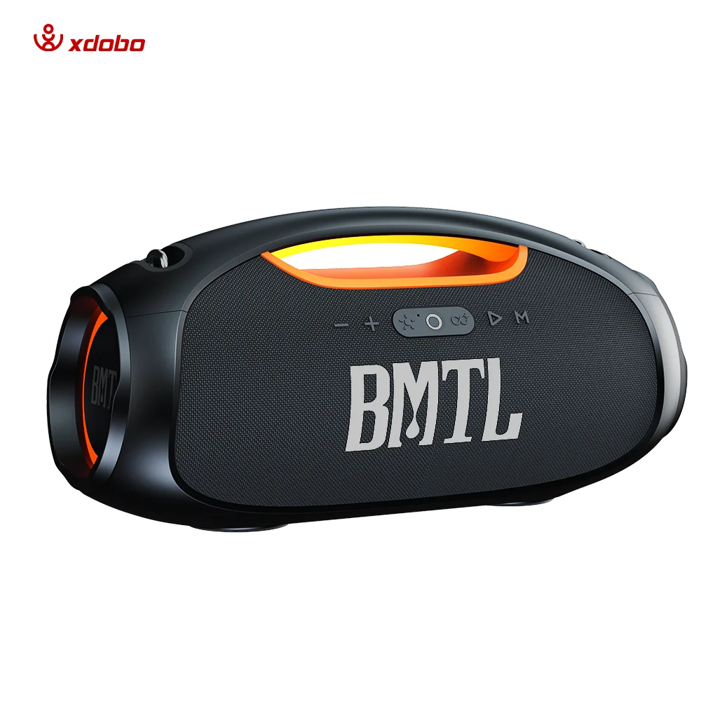 Фото Xdobo BMTL 100W RGB LED водонепроницаемая беспроводная колонка с сабвуфером, с длительным временем работы от батареи, портативная, для использования с компьютером. №2