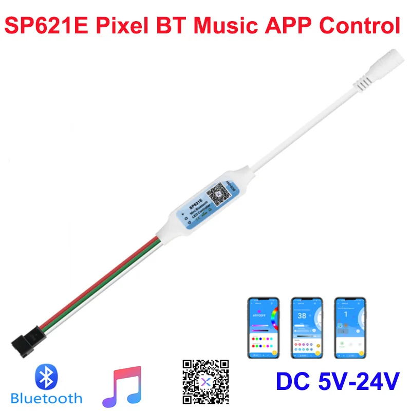 

RGB-контроллер Teopek SP105E SP106E SP107E SP108E SP110E SP511E SP601E SP602E SP608E SP611E WS2811 WS2812B UCS1903 IC