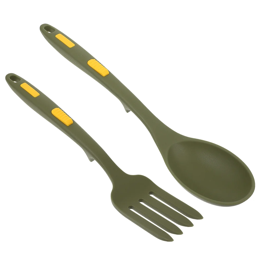 

Spoon Fork Silicone Forks Scoop Dessert Spoons Mini Cream Ice Fruit Sugar Cake Sauce Salad Pasta Pudding Coffee Cutlery Tea