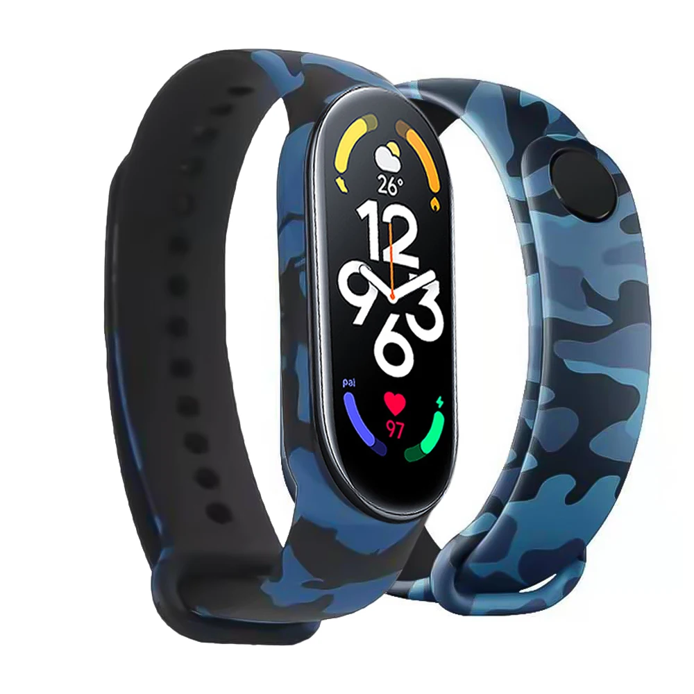 Ремешок для Xiaomi Mi Band 7 силиконовый из термопластичного полиуретана (TPU)
