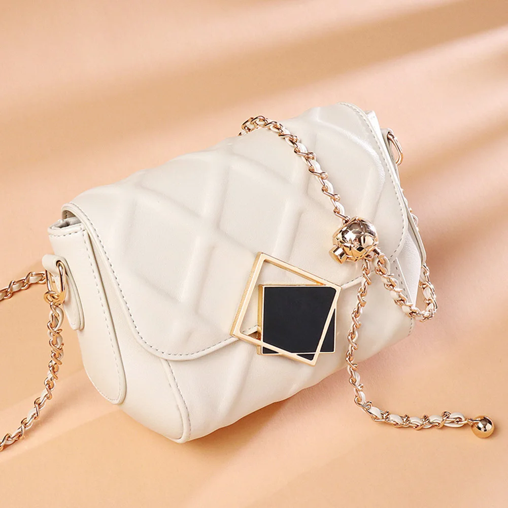 

Women's Fashion Bags 2022 Trendy Soft Genuine Leather Rhombus Crossbody Bag Lady Chain Shoulder Messenger Bag Women's bag
