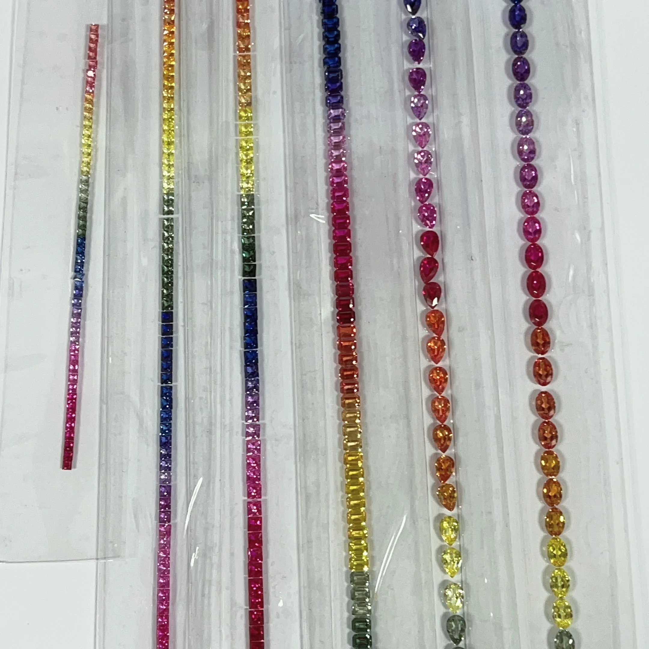 Многоцветный лабораторный драгоценный камень Zhanhao гидротермальный Радужный